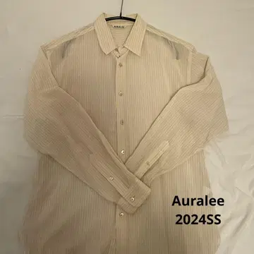 AURALEE 2024SS 시어 셔츠