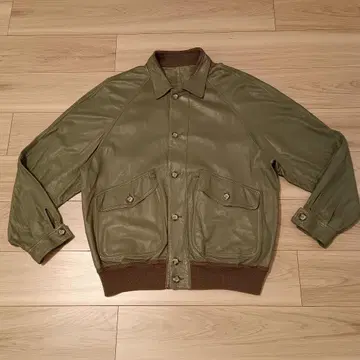 살바토레 페라가모 가죽 봄버 자켓