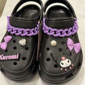 Kuromi 쿠로미 샌들 산리오 통굽 샌들 M