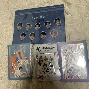 SnowMan 스티커 세트