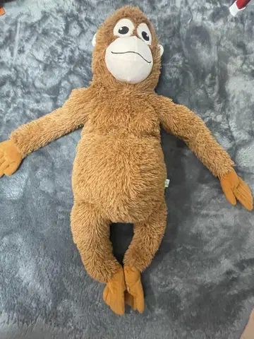 브라운색 원숭이 봉제 인형
