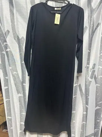블랙 긴팔 원피스