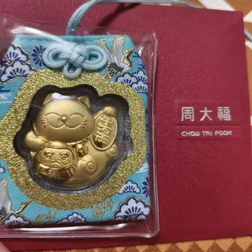 저우타이푸 CHOW TAI FOOK 마네키네코 건강 부적