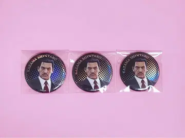 용과 같이 0 메탈 캔뱃지 컬렉션 카자마 신타로 3개 세트