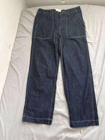 Schott 데님 팬츠 30 다크 블루