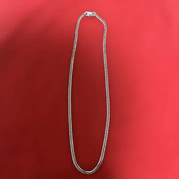실버 로프 체인 목걸이