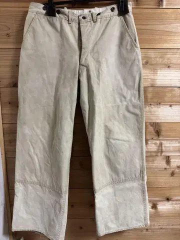 40s FILSON 로거 팬츠 더블니 월계수