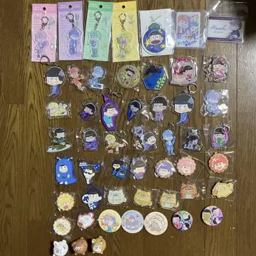 오소마츠 6쌍둥이 굿즈 아크릴 키링, 러버 키링, 마츠이누 묶음 판매