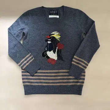 케이타 마루야마 x Chesty 비즈 펭귄 니트 그레이 FREE SIZE