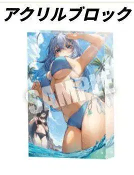 네시아 아크릴 블록 비치볼 시선