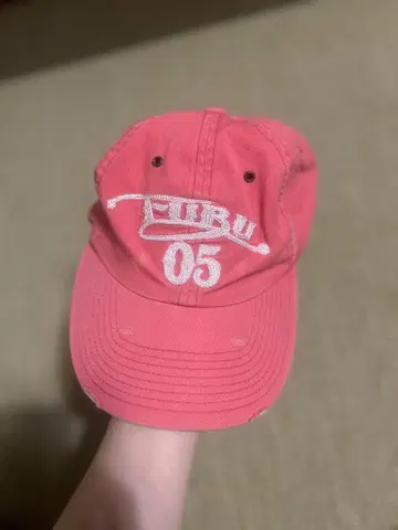 FUBU 05 핑크 캡 핑크색 캡 핑크 캡