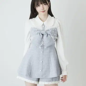 Ank Rouge 키라키라 트위드 리본 Setup