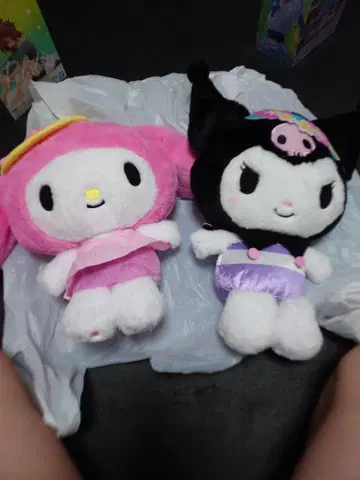 My Melody & Kuromi 봉제 인형 세트
