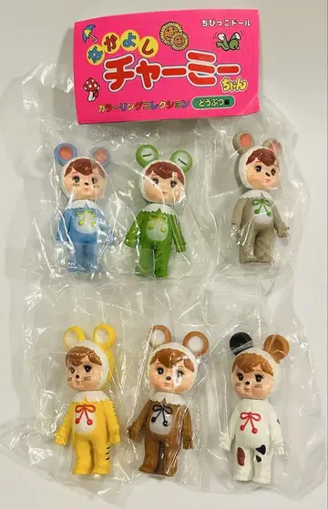 나카요시 챠미짱 컬러링 컬렉션 동물편 6종 세트