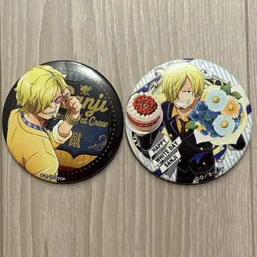 ONE PIECE 상디 쿄우카이 캔뱃지 화이트데이 캔뱃지 2종 세트