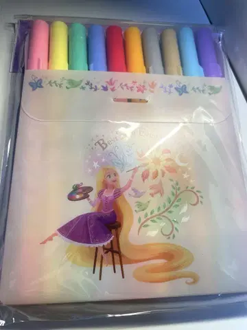디즈니 판타지 스프링스 라푼젤 수성 컬러펜 10도