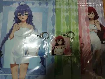 DMM 스크래치 무직전생 클리어 파일 키링 세트