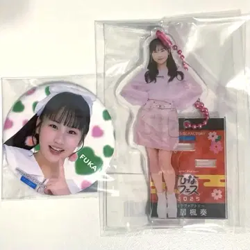 도이 후카나 츠바키 팩토리 아크릴 스탠드 캔뱃지 모바가챠 하로프로 굿즈