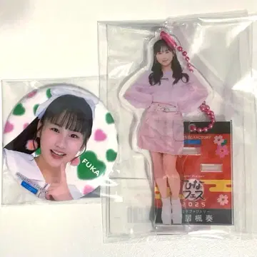 도이 후카나 츠바키 팩토리 아크릴 스탠드 캔뱃지 모바가챠 하로프로 굿즈