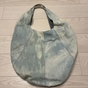 연한 파란색 데님 백