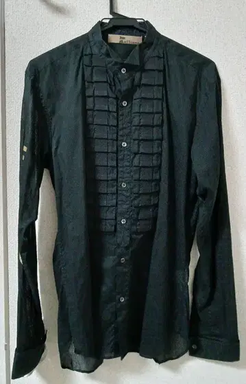 존 갈리아노 John Galliano 레어 시스루 골드 프린트 셔츠