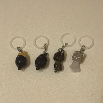 하이큐 메지루시 액세서리 연결 반지 참 히나타 카게야마 검은 꼬리 코즈메