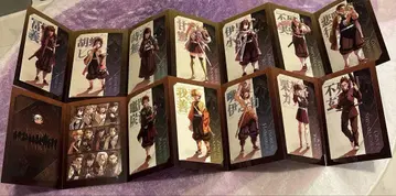 귀멸의 칼날 무한성 뱀 모양 엽서 세트