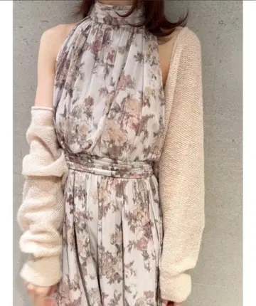 아메슬리 원피스 x 볼레로 가디건 세트 SNIDEL