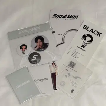 Snow Man 팝업 굿즈 메구로 렌 세트