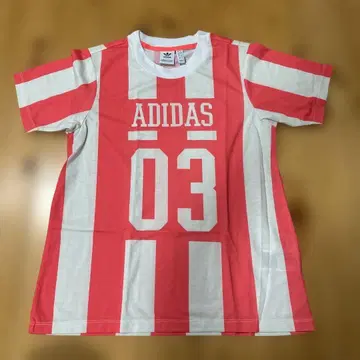 adidas 빈티지 화이트 스트라이프 T셔츠 M사이즈