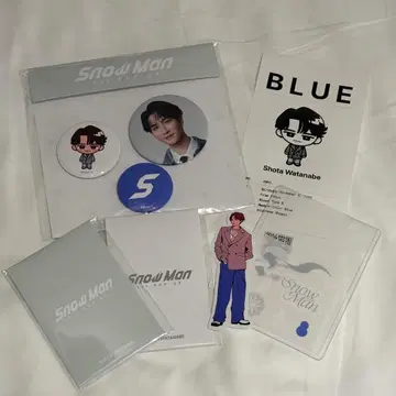 Snow Man 팝업 와타나베 쇼타 굿즈 세트