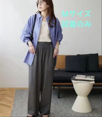 discoat 드레이프감 이지 팬츠 M 그레이