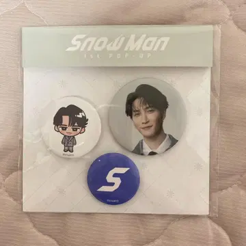 SnowMan POP-UP 와타나베 쇼타 캔 배지 와타나베 쇼타