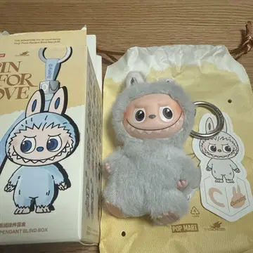 LABUBU PIN FOR LOVE 봉제 인형 펜던트 C