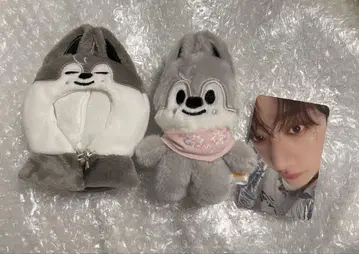 straykids 스키즈 울프 10cm 봉제 인형 outfits 세트