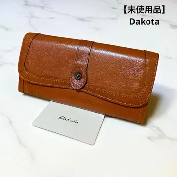[ 미사용 ] Dakota 다코타 천연 가죽 가죽 장지갑 탄닌 가공
