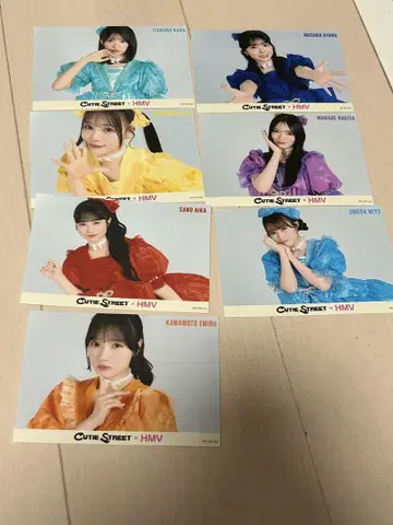 CUTIE STREET x HMV 아이돌 사진 카드 7매 세트