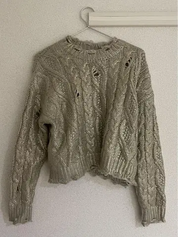 ZARA 라메 니트