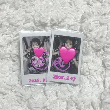 사이토 치나츠 우즈카 치나츠 마이마이 악마 폴라로이드 2장 세트
