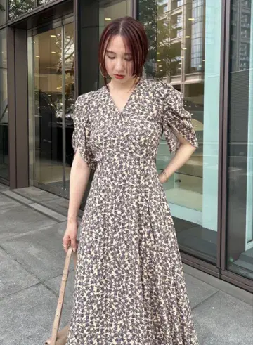 FRAY I.D 카슈쿨 플라워 원피스