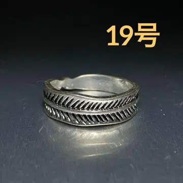 빈티지 패션 반지 골드 19호 페더 반지 레트로 반지