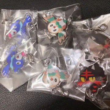 7세대 아크릴 스탠드 2개, 아크릴 키링 6개 모크로,냐오불,어흥염