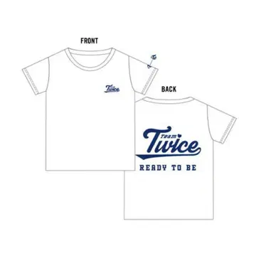 TWICE 5TH WORLD TOUR READY TO BE 티셔츠