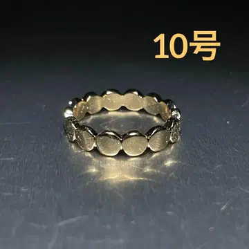 빈티지 패션 반지 골드 10호 도트 디자인 골동품