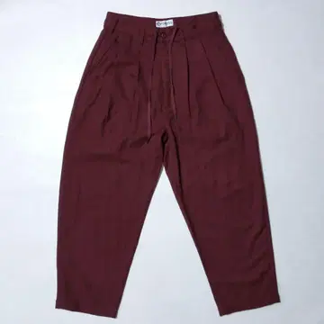 Evisen Skateboards 와이드 테이퍼드 팬츠 M 버건디