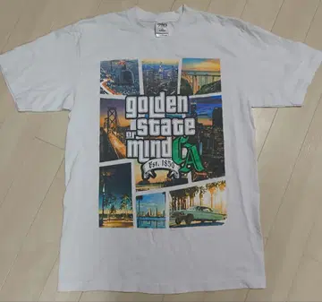 SHAKA 제조 T셔츠 L GTA풍 그랜드 세프트 오토 그래스프 화이트T