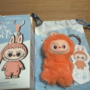 LABUBU PIN FOR LOVE 봉제 인형 펜던트 Z