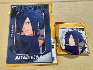 NARUTO 베이스야드 클리어 아트 비주얼 캔뱃지 마다라 2세트