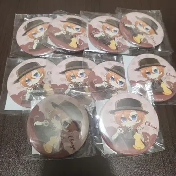 문호 스트레이독스 나카하라 츄야 고양이 범벅 캔뱃지