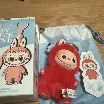 LABUBU PIN FOR LOVE 봉제 인형 펜던트 X